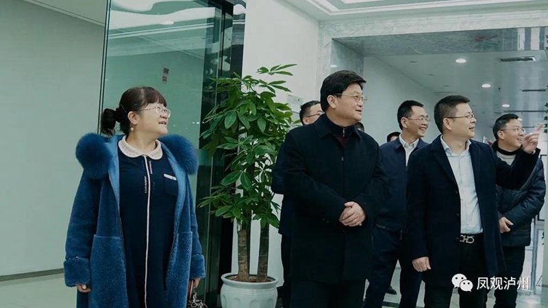 泸州市政协主席田亚东一行到云川数字传媒公司调研数字新媒体新经济产业发展(图3)
